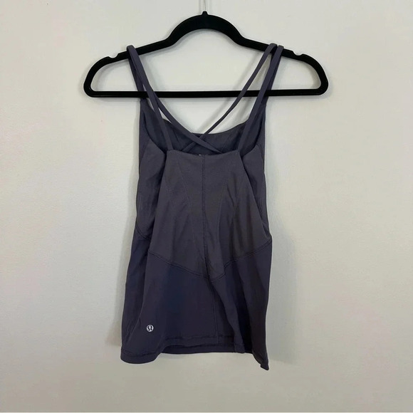 Lululemon Exquisite Tank in Nightfall Women’s Purple Strappy Ventilated Top GUC - Picture 6 of 6